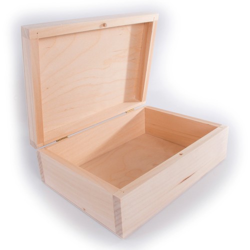 Selection of Small & Large Wooden Storage Boxes /Memory Keepsake Box with Lid - Picture 134 of 290