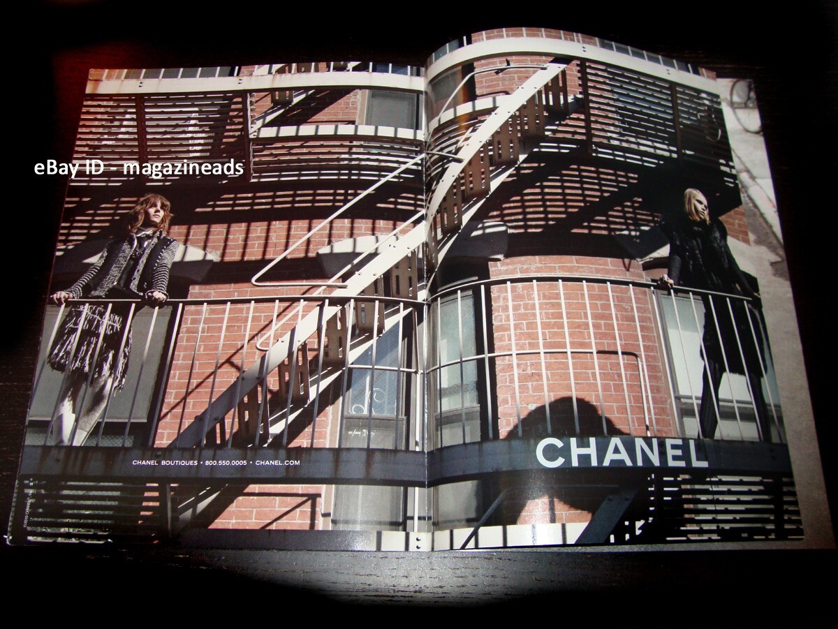 CHANEL 6-Page PRINT AD Fall 2010 FREJA BEHA ERICHSEN Abbey Lee