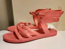Ancient Greek "Ikaria" Neon Pink Rubber Sandals US 8/EU 38 MSRP $145