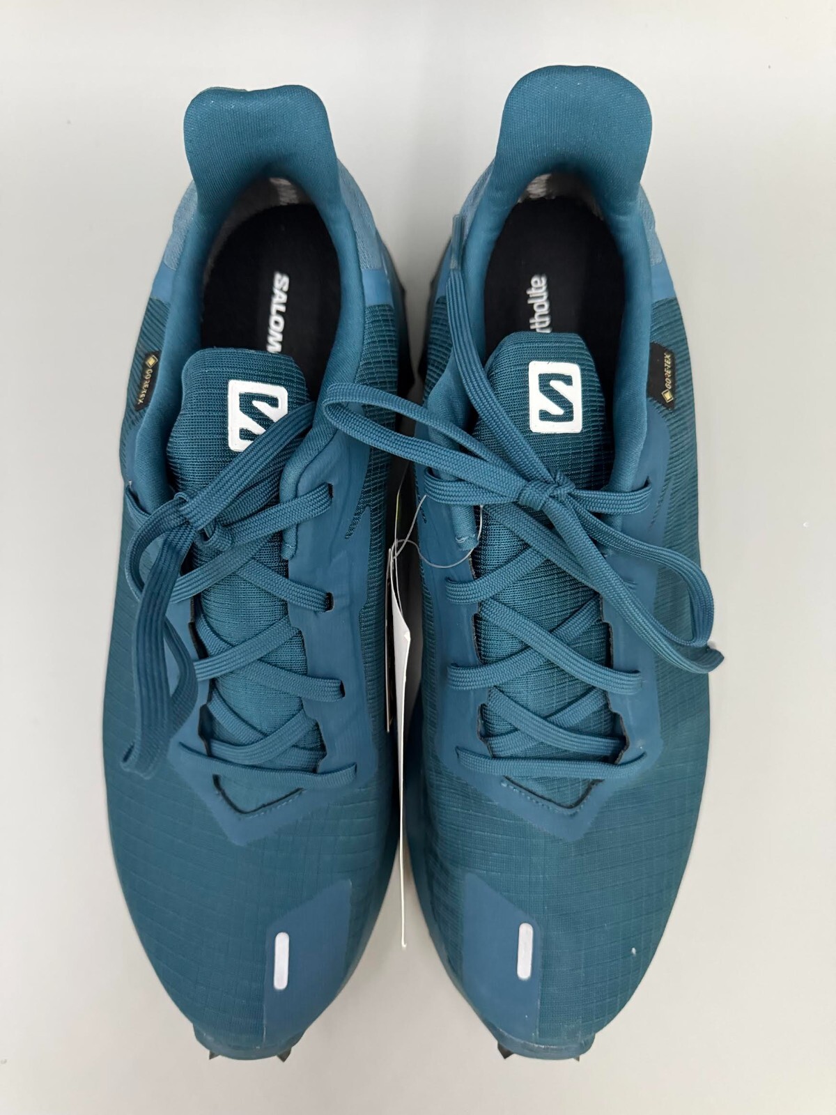 Scarpe da Trail Running Uomo Salomon Alphacross 3 GoreTex Blu Mallard Taglia 10 Nuove con etichette