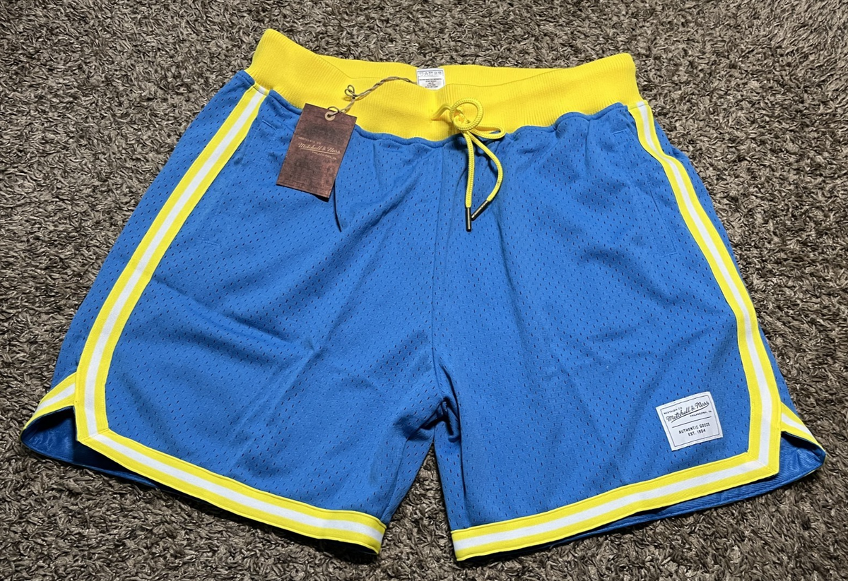 NEW Mitchell & Ness Branded M&N Game Day Mesh Shorts (XL - Blue