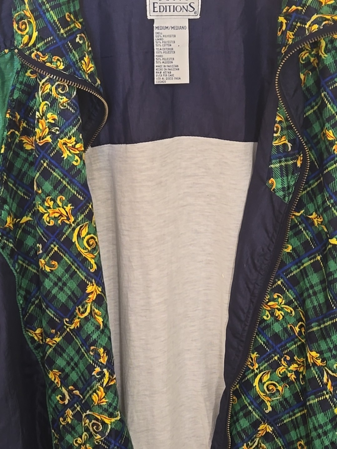 Vtg Basic Editions Windbreaker Jacket Womens M Me… - image 13