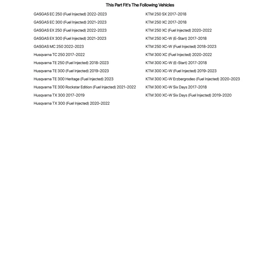 Tusk Exhaust Flange Support For HUSQVARNA TX 300 2017-2019 Foto 2 de 4