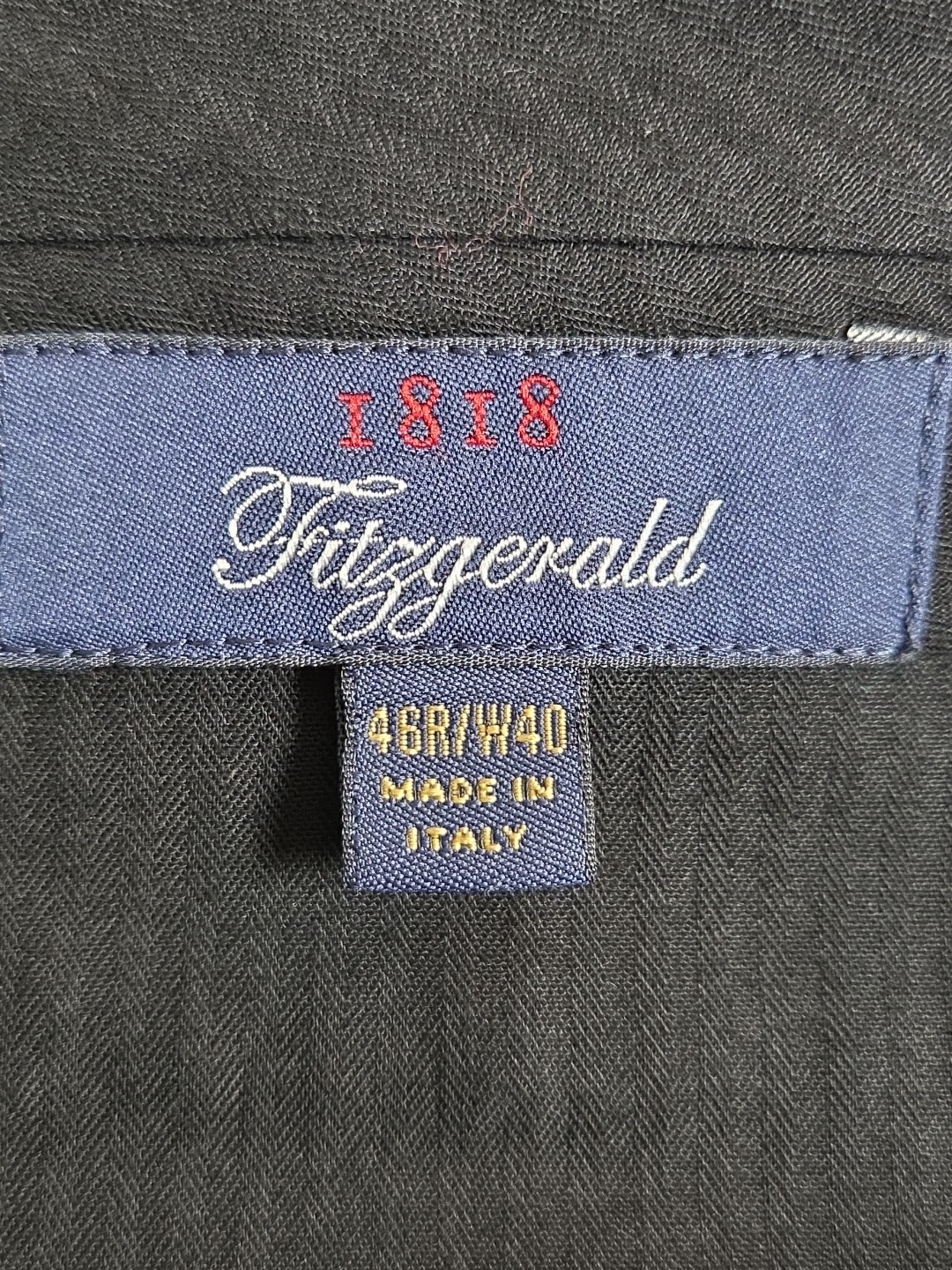 Brooks Brothers 1818 Fitzgerald Mens Wool Dress Suit Pants 40x30 Charcoal Lined thumbnail 6