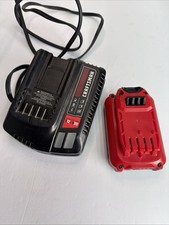 Craftsman Charger cmcb100 With Unbranded Battery TESTED/WORKS