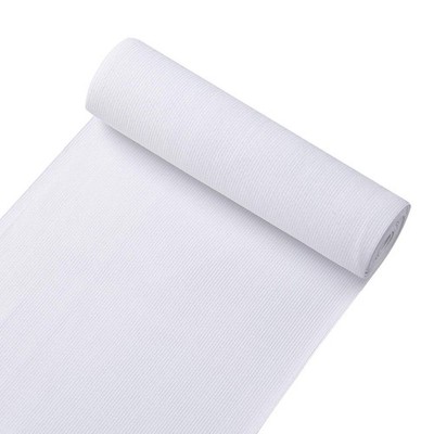 2 Yards 8 inch White Knit Elastic Band Heavy Stretch Flat Spool for Sewing