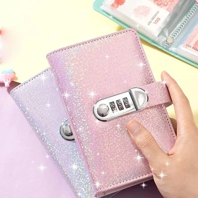 PU LEATHER Passwortgesch??tztes Sparbuch zur Organisation von Geld und Finanzdokumenten