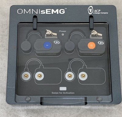 ACP OMNIsEMG Surface Device, (2) 64187 Sensors & 18669 Charging Station