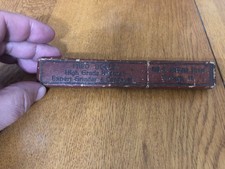 VINTAGE FRED DOLLE HIGH GRADE RAZOR COFFIN BOX ONLY CHICAGO IL
