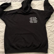 Assho*** Live Forever Black Hoodie Size XXL