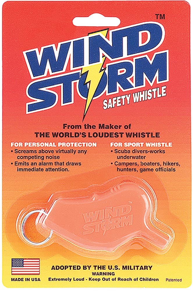 Storm Safety Whistles - Vibrant Orange Ultra-Loud Waterproof Windstorm Signal 3790₽