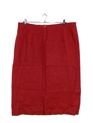 MARINA RINALDI High Waist Rock Damen Rock Gr. DE 54 rot Elegant