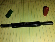 THREAD SET PLUG  3/8-24 UNC-2A  GO P.D. .3468 LO .3420 GAGE ASSEMBLY CO.