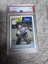 1983 O-PEE-CHEE OPC HOCKEY CARD PSA 9 AL JENSEN WASHINGTON CAPITALS