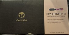 Calista StyleDryer Pro Hair Drying Blowout Brush, Pink Floral Open Box