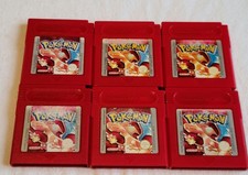 Pokémon Red Version 1999 Nintendo Game Boy Genuine New Battery Retro PAL