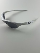 Oakley Half Jacket 1.0 Pearl White Frame Black Iridium Lens Gunmetal Icons RARE