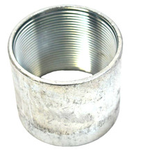 ECUSA 3-1/2" x 4" Rigid Steel Female Threaded Coupling Stainless Steel Coupling