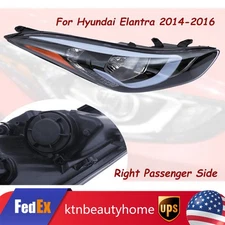 For Hyundai Elantra 2014 2015  Right Lamp Passenger Side Headlight Headlamp