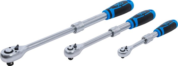 "Bgs 25123 Umschaltknarren-Satz | Ausziehbar | Abtrieb AußEnvierkant 6,3 Mm (1/4\""-image
