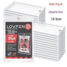 400Pack Regular Magnetic One Touch Card Holder For 35PT Trading Cards (16*25box)