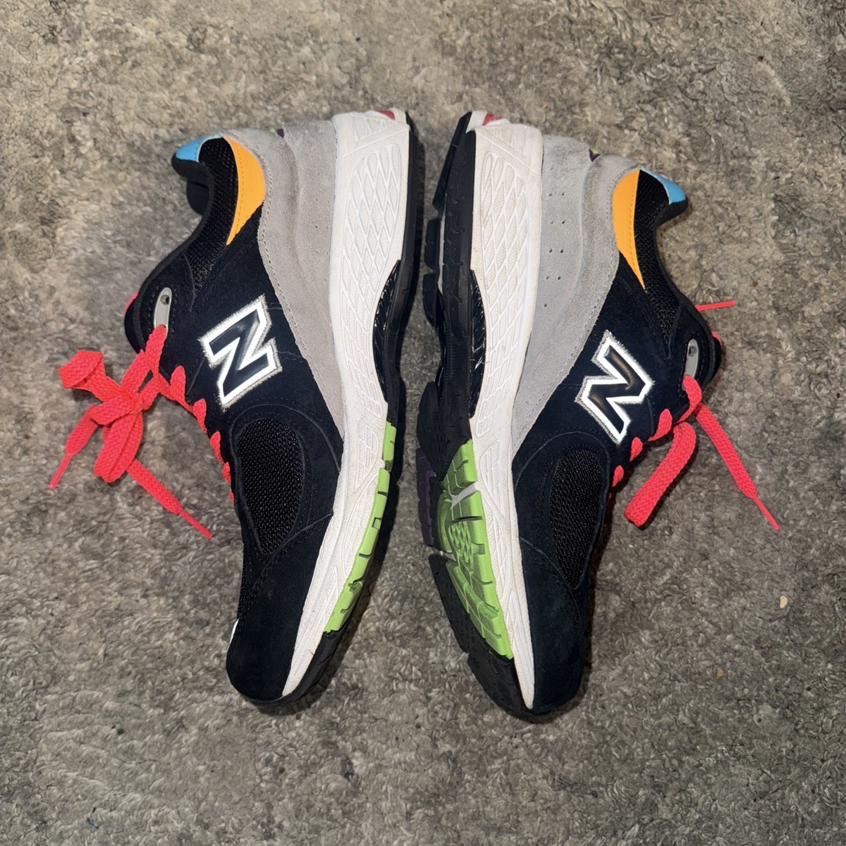 New Balance x DTLR 2002R Masquerade Black/Grey/Orange/pink M2002RDT Men’s 8  View 2