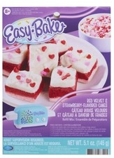 Easy Bake Oven Red Velvet Strawberry Cakes Refill Mix E8618/E8606 2 Pack