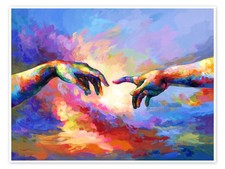 Poster Die Erschaffung Adams II - Leon Devenice