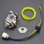 15mm Carburetor With Fuel Line For Badger 52cc 2-in-1 Brushcutter String Trimmer