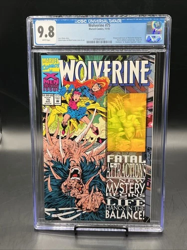 Wolverine #75 (Marvel Comics November 1993) CGC Graded 9.8 White Pages