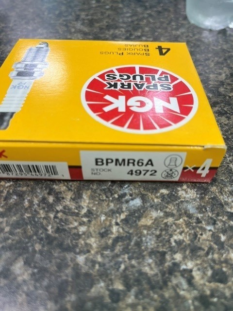 Genuine NGK BPMR6A 4972 Spark Plug - 4 PACK PLUG TUB