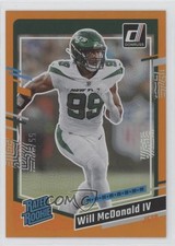2023 Panini Donruss Rated Rookie Jersey Number 55/99 Will McDonald IV #380 16gw