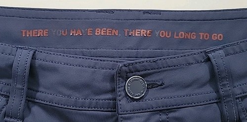 Rhone Commuter Pants Mens 33 NAVY BLUE Performance Chino 100020 RN 141364 - Picture 2 of 11