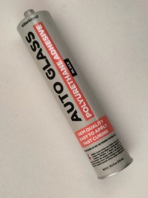 Berkland Auto Glass Polyurethane Adhesive, OEM Quality, Black, 310 mL, w/o tip