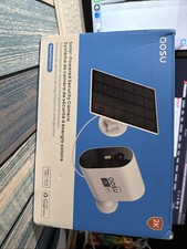 AOSU 5MP SolarCam Max  Wi-Fi Outdoor Solar Security Camera  Open Box