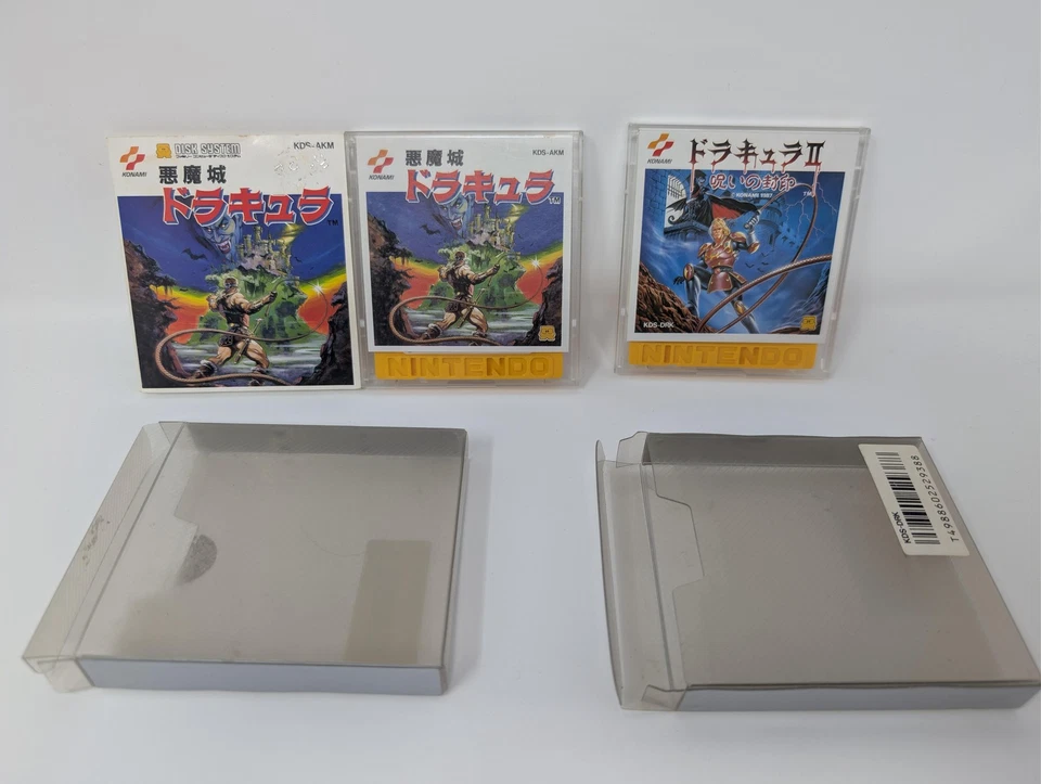Vintage Castlevania Akumajo Dracula 1 &2 Famicom Disk System Konami Japan - Image 3 of 4