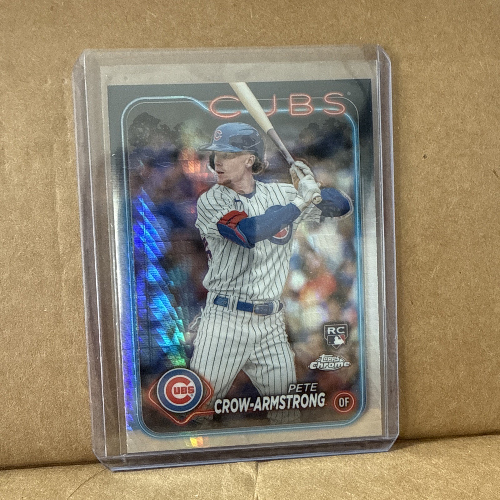 2024 Topps Chrome Hyper Refractor Rookie RC #16 Pete Crow-Armstrong Cubs -GD