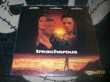 Treacherous Laserdisc LD C. Thomas Howell Tia Carrere Adam Baldwin Free Ship 50
