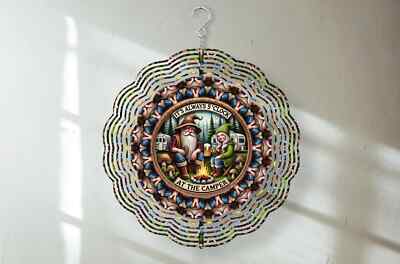 It's Always 5 O'Clock Camping Wind Spinner, 3 Size Choices