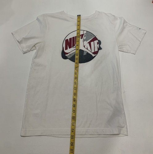 Air Jordan Boy's White Shirt Size Extra Large Short Sleeve - Picture 4 of 6