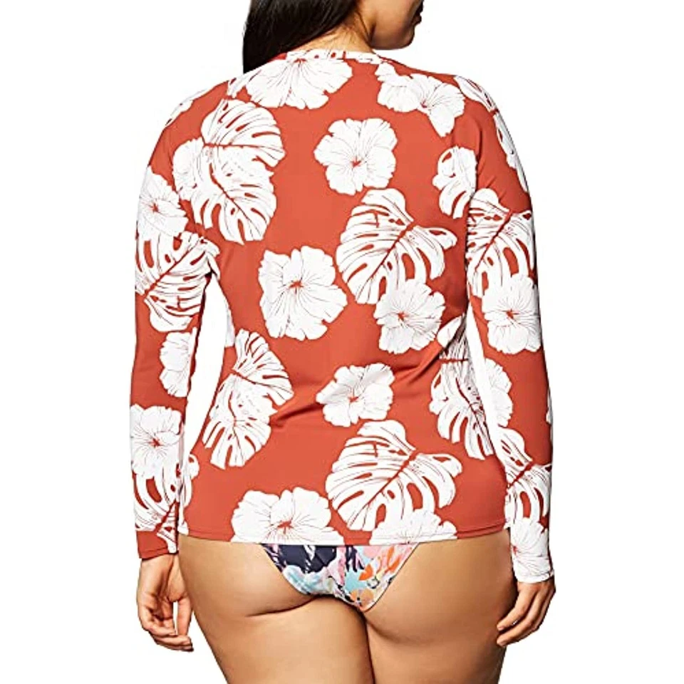 Roxy ESF10470 Viaje Jardín Manga Larga Lycra Marsala Isha Talla Pequeña Granate Foto 3 de 4