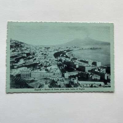 Napoli Rivera Di Chiela Presa Dalla Tomba Di Virgilio Postcard UNP VTG