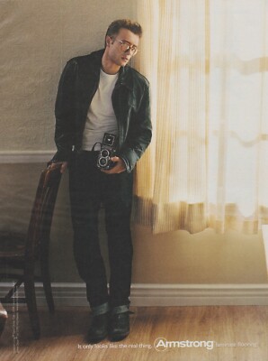 2009 Armstrong Floors -James Dean Look-Alike - ''Looks Like Real Thing''- Print Ad