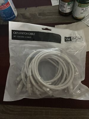 WBOX Technologies Cat6 ethernet patch cable