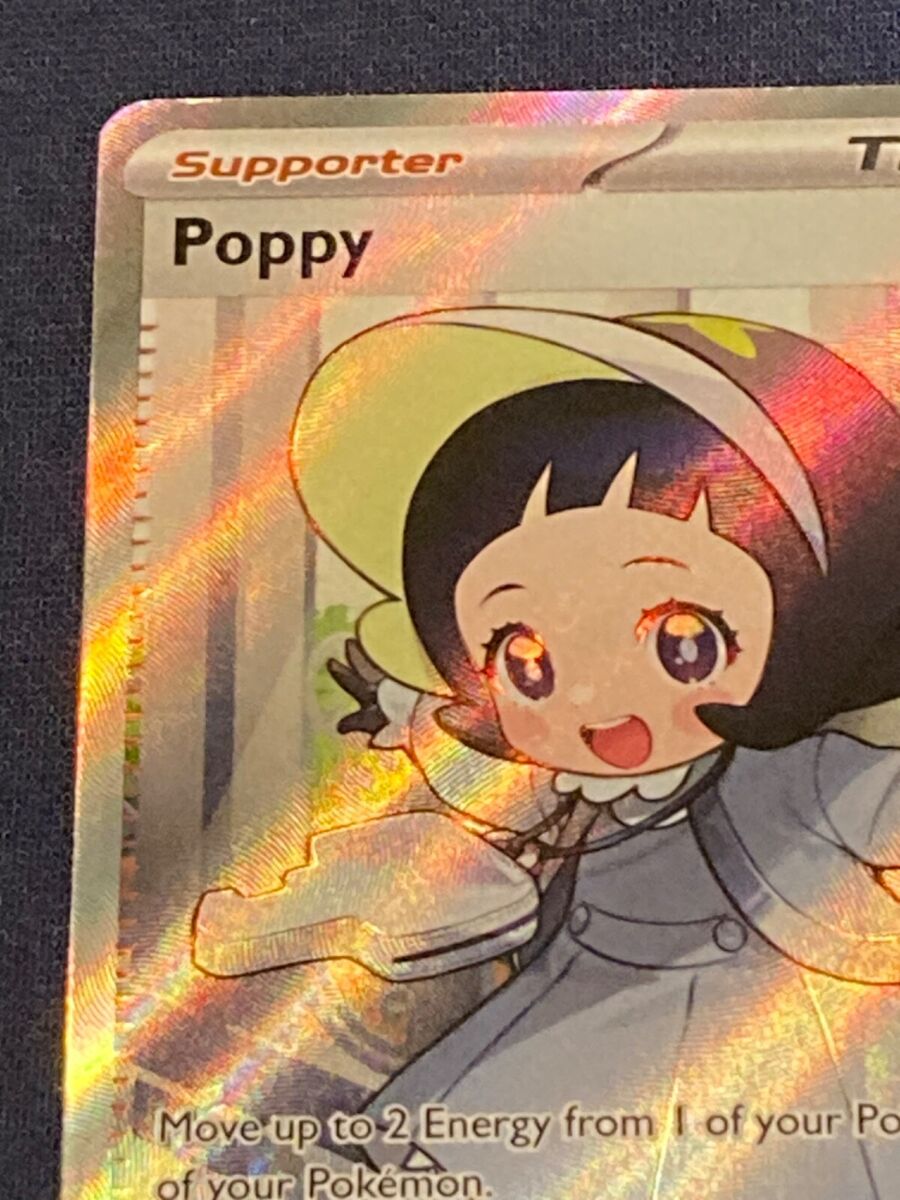 Poppy - 220/197 Full Art Ultra Rare Trainer - Obsidian Flames