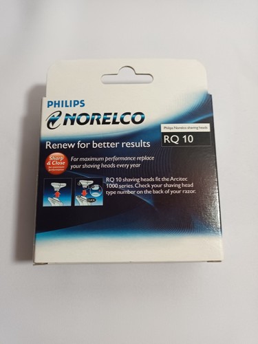 New Box Philips Norelco Shaving Head Replacement Three Cutters HQ 6 8 HQ 9 RQ 10 - Picture 22 of 26