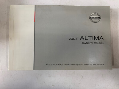 2004 Nissan Altima Owners Manual Handbook OEM K03B38005 eBay