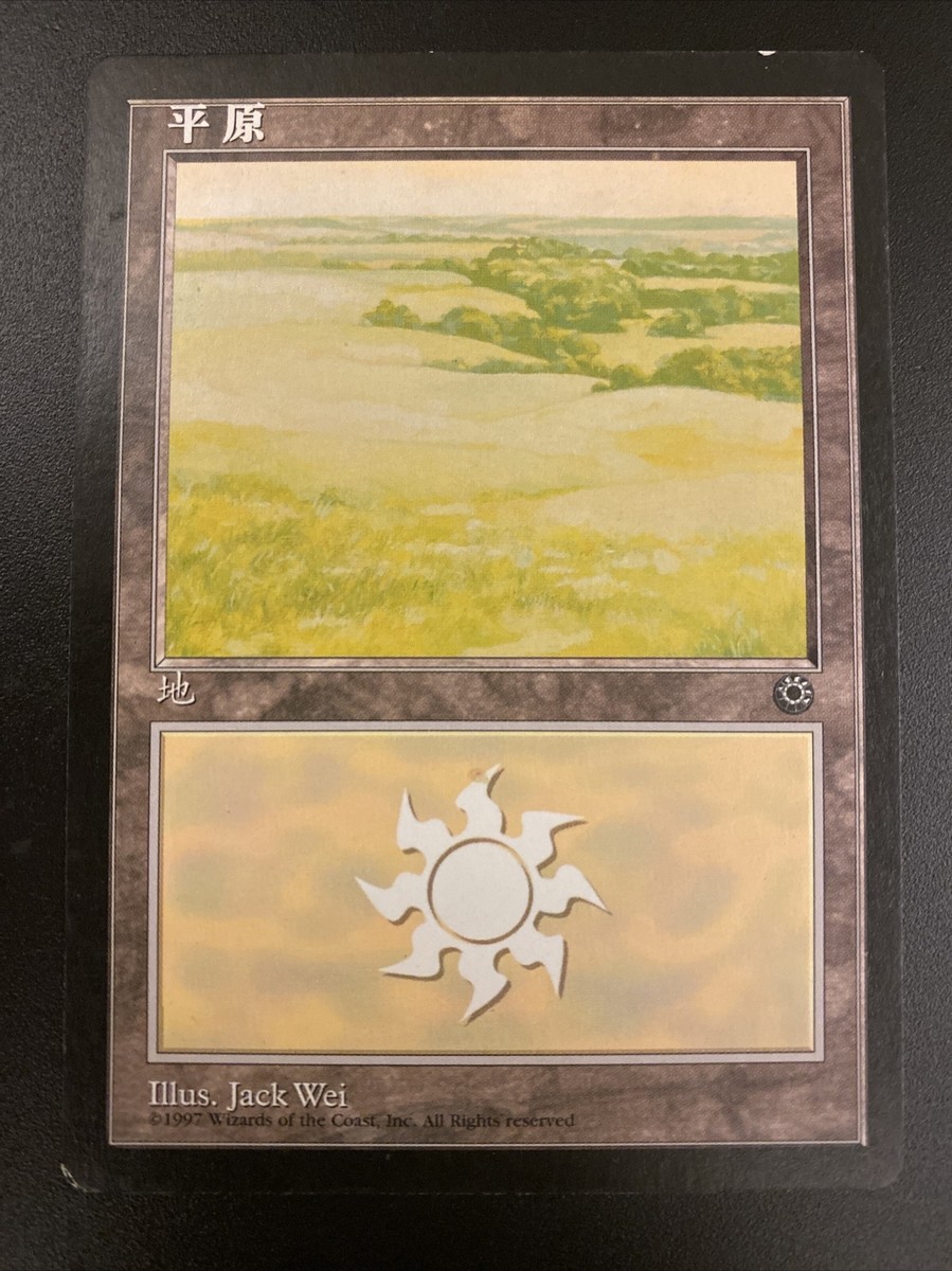 Plains V4 Basic Land MTG Portal Set Simplified Chinese