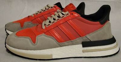 Adidas Originals Men's Size 12.5 ZX 500 RM Boost Solar Red Shoes
