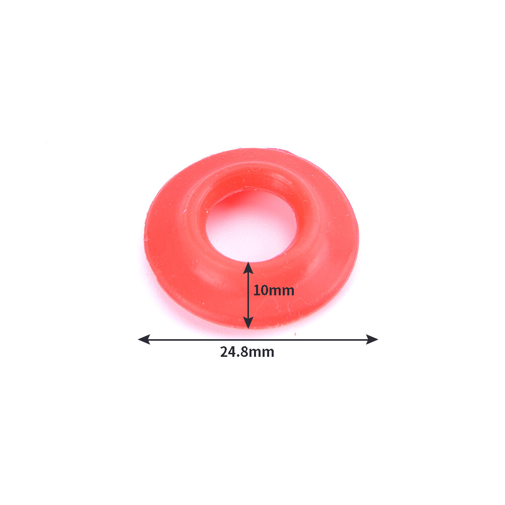 10Pcs Silicone Rubber Gaskets Washers Backs For Cap Swing Top Bottle